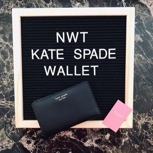 ♠️ NWT Kate Spade Black Wallet EUC!! ♠️